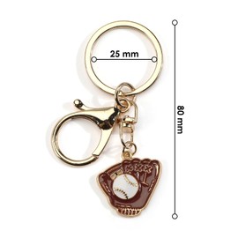 Gallkeat Football Helmet Keyring, Sport Style Pendant, Rugby Club Metal Keyring