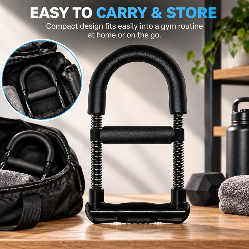 Wrist & Forearm Strengthener for Home Workouts – Portable Hand