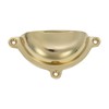 Infinity Decor Cottage Semi Circle Solid Brass Cup Pull Handle