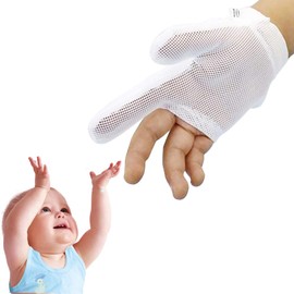 Thumb Sucking Stop for Kids Comfortable and Breathable Thumb Sucking Guard Kids Finger Guard Stop Finger Sucking No Scratch Thumb and Fingers Sucking Treatment Kit for Ages 6Months-7Years Old (XL)
