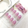 Oval Press on Nails Short Almond Fake Nails Medium Length