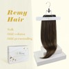 VeSunny Clip in Hair Extensions Human Hair Balayage Brown Human