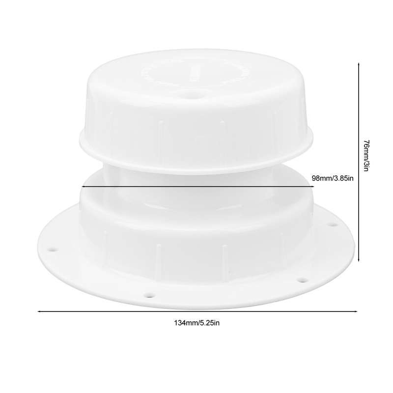 2 x Vent Cap for Motorhome Sanitary Systems, Pipe Vent