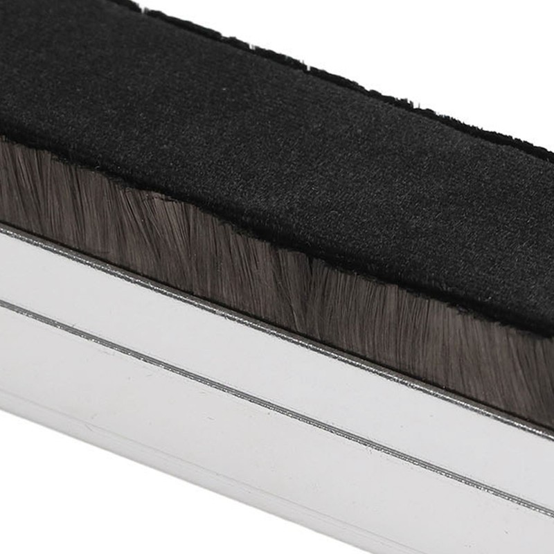 Vinyl Record Brush Aluminum Alloy Anti Static Fine Bristles Audio