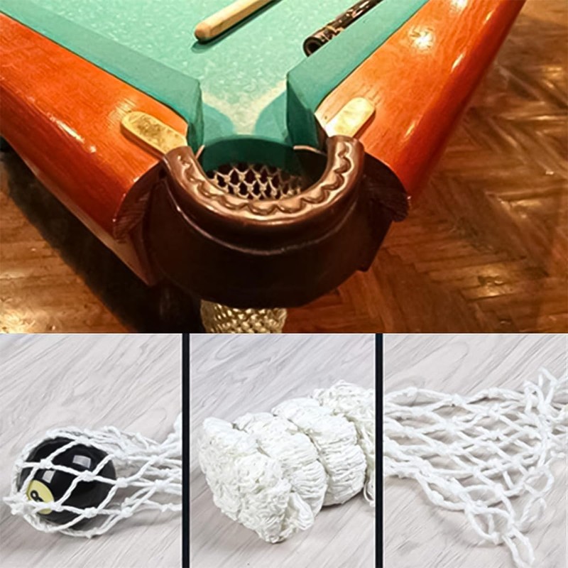 Sarini 6 Pieces Pool Table Pocket Nets For replacement of
