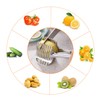 KICHOUSE Fruit Slicer Lemon Cutter Corers Slicer Handheld Clamp Easy-to-use