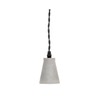 Kikkerland Cone Concrete Pendant lamp