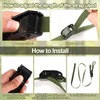 2pcs Hunting Climbing Stick Replacement Straps, Heavy Duty Treestand Stabilizer