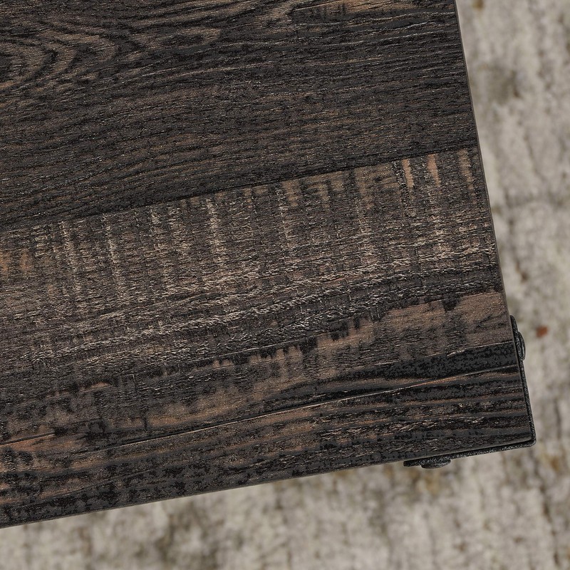 Sauder Steel River Coffee Table, L: 42.91" x W: 24.21"