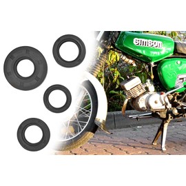 Shaft Seal Rings for Simson Engine S51, S53, S70, S83, SR50, SR80, KR51/2 M500 - M700 Pack of 4