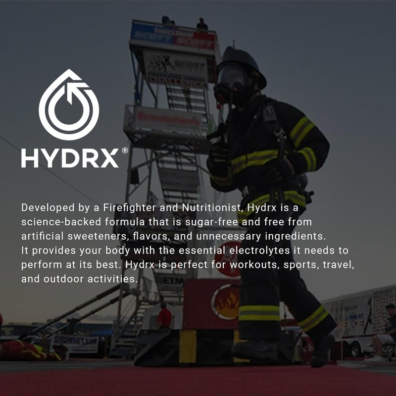 Hydrx Hydration Powder Sugar-Free Electrolyte Powder, Drink Mix Packs, Hydration
