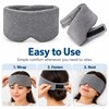 Cotton Sleep Eye Mask for Side Sleepers – Soft Light-Blocking