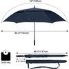 G4Free 72 Inch Huge Large Oversize Golf Umbrella Automatic Open