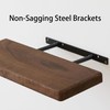 Solid Wood Floating Shelves for Room Wall, 15.7in Wooden Wall