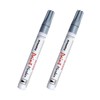 Artsunlvy Silver Paint Pens Paint Markers - 2 Pack Oil-Based