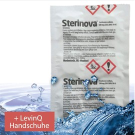 LevinQ Puritabs Sterinova Rowing Machine Like A Water Rower with Water Tank Gloves, Against Algae, Annual Supplies, Extra Concentrated, Water Purification Tablets, Chlorine Tablets, Water Rower