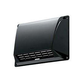 NASTA Outdoor Ventilation Hood KS-77P-BK Outdoor Vent Black Body: Depth 3.3 inches (8.5 cm), Main Unit: Height 7.9 inches (20 cm), Main Unit: Width 9.8 inches (25 cm)