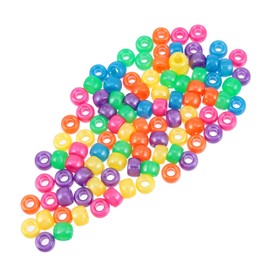 DOITOOL 1000pcs DIY Acrylic Barrel Beads and Rice Beads for Jewelry Making for Necklaces and Bracelets Versatile Craft Supplies for Creative Projects and Fun with Friends