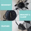 BUDUBIBI Fascinator Hat for Women, Mesh Veil Flower Feather Headband