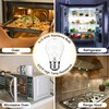 Appliance Oven Light Bulb A15 40W High Temperature 500 Degrees