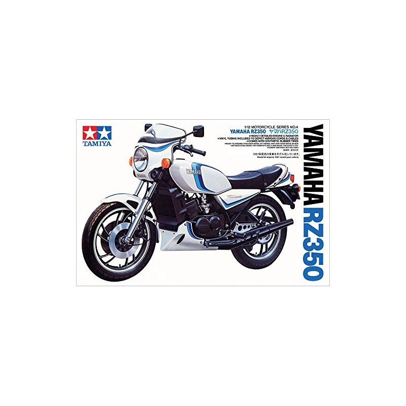 Tamiya 14004 1/12 Motorcycle Series No. 04 Yamaha RZ350 Plastic