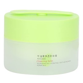 Aguacate Desmaquillador 100g Bálsamo Limpiador Hidratante con Cuchara de Excavación Refrescante Cara Suciedad Grasa Limpieza Profunda Desmaquillante p