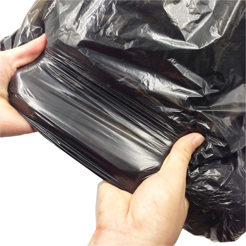 Nicesh 18 Gallon 100 Counts Trash Bags, Kitchen Garbage Bag,