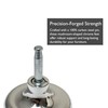 H-BOLT Premium Chrome Furniture Bed Feet with Extra Metal Inserts