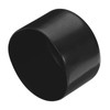 sourcing map 4pcs Rubber End Caps 75mm ID Vinyl Round
