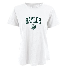 boxercraft Women's Baylor University Bears Cut It Out Tee, White, L