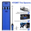 HTOMT 14.5" Tire Spoon Kit, 26pcs Tire Changing Tool for