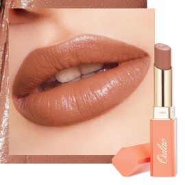 Oulac Peachy Brown Lipsticks for Women, Long Lasting Hydrating Lip, Full Coverage, Moisturizing, Satin Finish, Creamy Texture, Infused with Hyaluronic Acid, Vegan, Gluten Free SG05 Body Talk