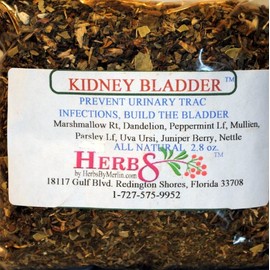 Herbs By Merlin KIDNEY BLADDER TEA (Cleanse Toxins) Organic Loose Leaf Tea 2.8 oz