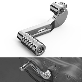 NICECNC Chrome Gear Shift Lever Foot Shift Lever Aluminum Compatible with Harley Seventy Two XL1200V 2012-2017, Forty Eight Dark Custom XL1200X 2013-2014, Replacement for 34721-07, See Fitments