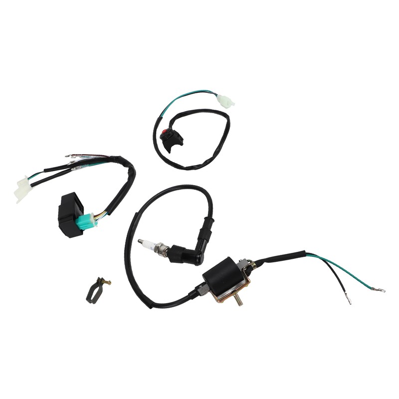 Kick Start Engine Wiring Harness CDI Box Spark Plug Ignition