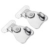 PATIKIL Spring Loaded Small Butterfly Twist Latch 2.4"x1.5", 2 Pack