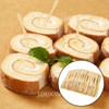 Bamboo Forks, 100 Pcs Disposable Food Dessert Two Prongs Mini