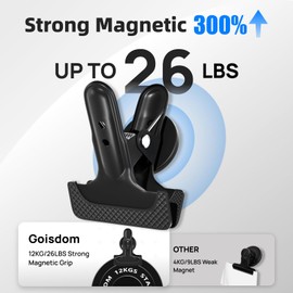 2Pcs Magnetic Clips Heavy Duty with 1.5'' Mouth Opening – Strong Magnet Clips with Anti-Scratch Pads for Tools, Calendars, Clip Magnets for Whiteboard, Notes, Home, Office & Teaching – Alloy Steel