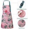 Candcamp 3 Pack Aprons for Women, Large Size Rose Adjustable