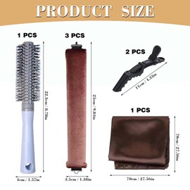 PMELCXD Overnight Curlers - Flexi Rods for Heat-Free Curls without Heat, Jumbo Flexi Rods for Large Waves, Perfect for Long Hair