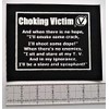 Choking Victim Patch