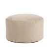 Howard Elliott Ottoman Foot Pouf Bella, Sand