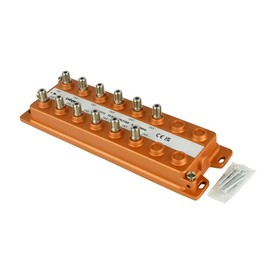 TV Aerial Splitter Labgear UHF 12-way Signal Splitter with 17 dB Loss, F-Type DC pass Operating Frequency of 5-1000MHZ