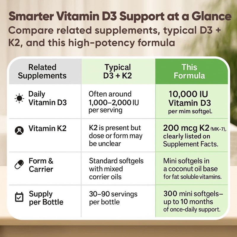 Megacephalus Real Good Essentials Vitamin D3 K2, Essentials D3+K2 (MK7)