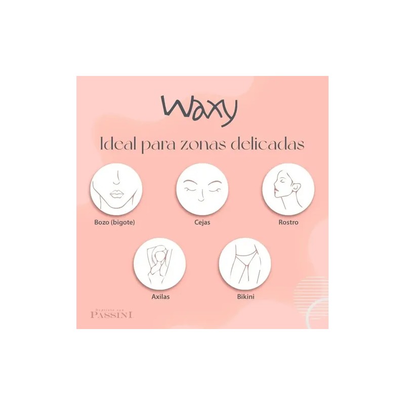Cera Depilar Piel Sensible Waxy Crema Passini Epilatoria