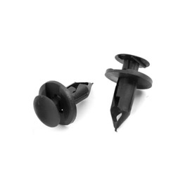 Partuto 100 Pcs 8mm Plastic Rivets Retainer Bumper Clips for Truck Car Replacement