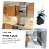 Operitacx 20pcs Self-locking Switches for Range Hood Vent Cabinet Straight