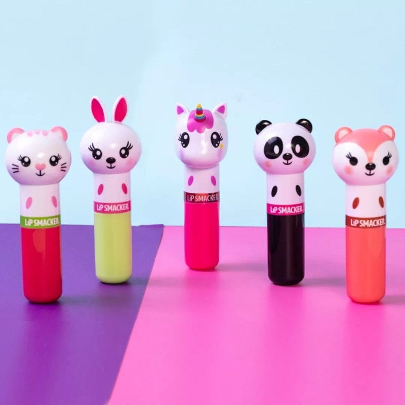 Lip Smacker Pack De 5 Balsamos Labiales Animalitos Kawaii -