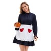 Nanxson Ladies Girls Kitchen Apron Retro Maid Costume Cooking Apron