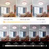 ASALL Pink Waterproof LED Ceiling Light Fixture,Music Ceiling Lamp,with Bluetooth